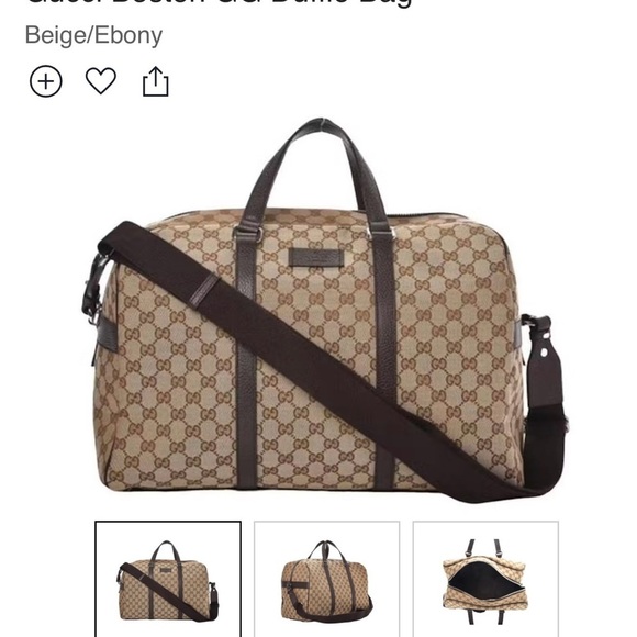 Gucci Unisex Classic Luggage Original GG
NWT
Canvas Carry On Duffle Travel​ - Picture 3 of 10